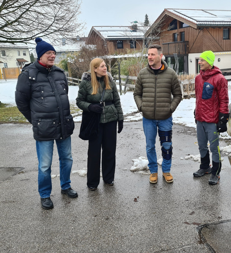 Spaziergang mit Politik